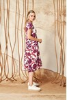 VERONA DRESS - blue print